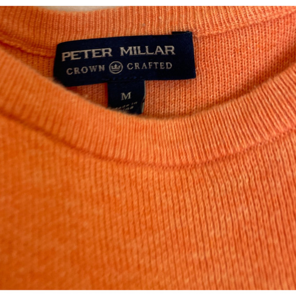 Men's Medium Peter Millar Crown Crafter Interlock Crewneck Pullover Sweater - Picture 3 of 5